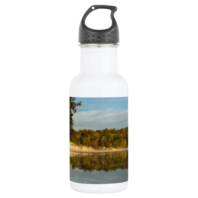 Glühen des Herbstvormittags Wasserflasche (Vorderseite)