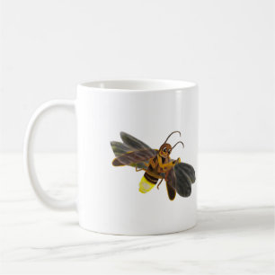 Glühen Firefly Lampyridae Kaffeetasse