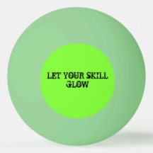 "Glühen-" Glühen-In-D-Dunkler Klingeln Pong Ball