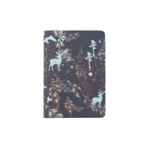 Glühen im dunklen Stammes- boho Muster