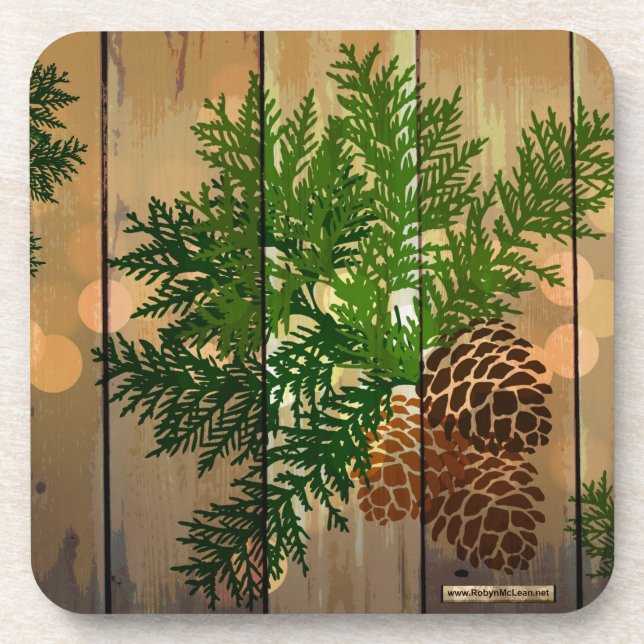 Glühen im Freien Untersetzer (Vorderseite)