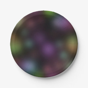 Glühen in der dunklen Neon Lights Fun Geburtstagsp Pappteller