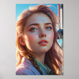 Glühen mit weichem Licht Poster