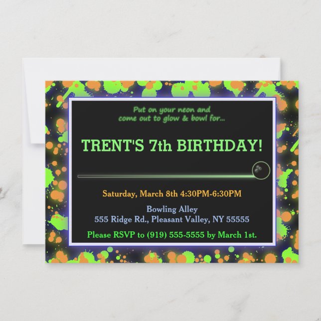 Glühen-Schüssel-Spritzer Einladung (Vorderseite)