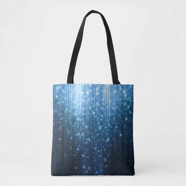 Glühend Abstrakt: Illuminierte Hintergrundkunst. Tasche (Vorderseite)