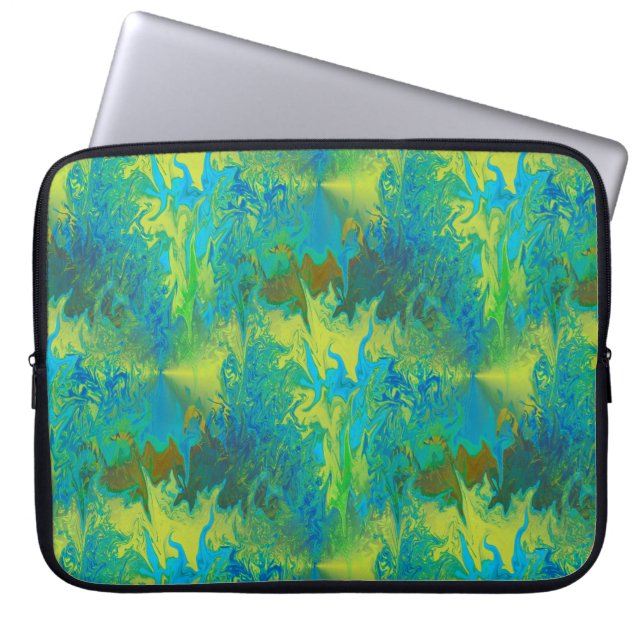 Glühende Algen... Laptopschutzhülle (Vorderseite)