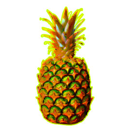 Glühende Ananas T-Shirt