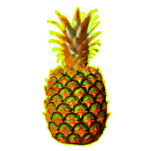 Glühende Ananas T-Shirt