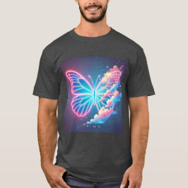 Glühende Butterfly Liebe Mens Tshirt