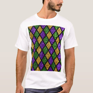 Glühende Diamanten, festlicher Hintergrund T-Shirt