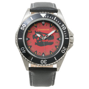 Glühende Dinosaurier-Uhr Armbanduhr