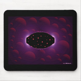 Glühende Fantasieform Mousepad