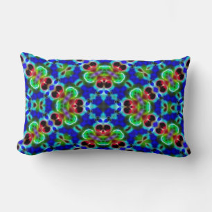 Glühende Farben Kaleidoskop Mandala Lumbar Pillow Lendenkissen