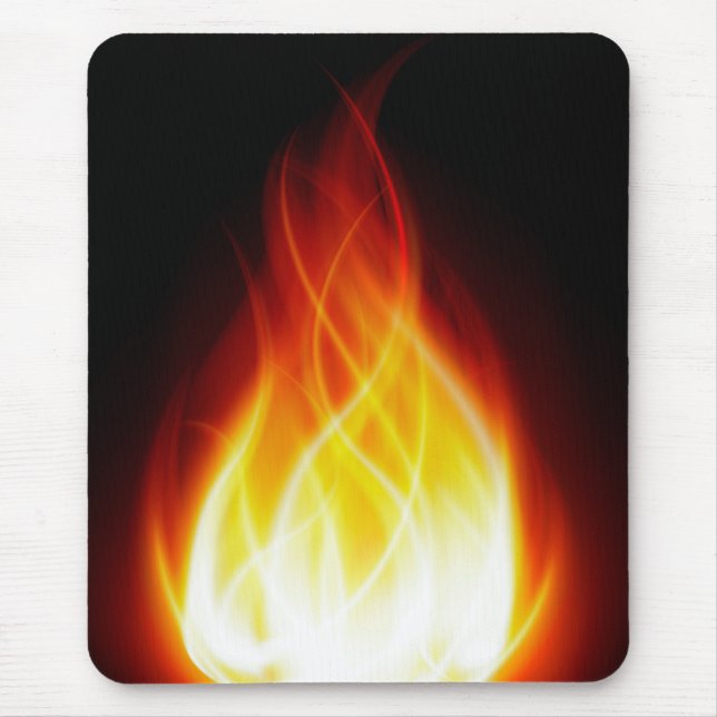 Glühende Flammen Mousepad (Vorne)