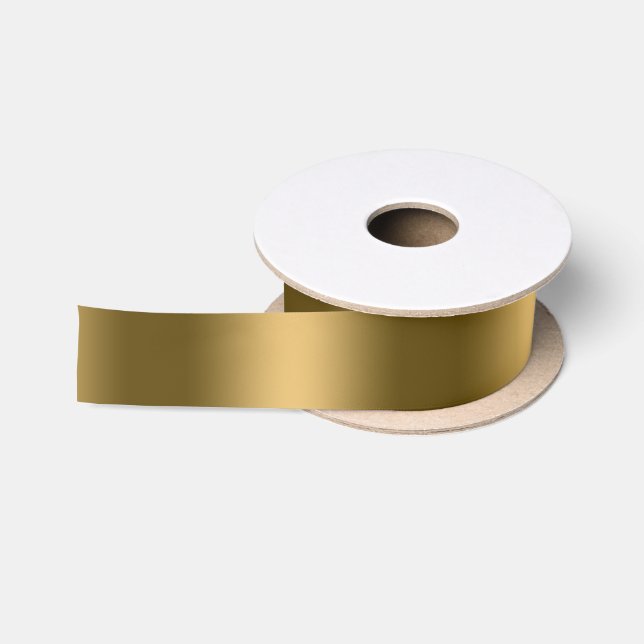 Glühende Gold Elegance Satinband (Spule)