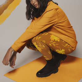 Glühende Herbstrückgänge Leggings