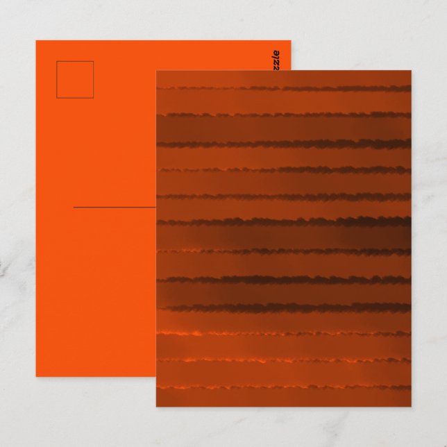 Glühende Hitze Postkarte (Vorne/Hinten)