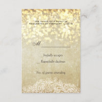 Glühende Lichter Burlap & Lace Country Chic