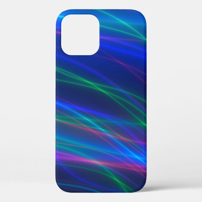 Glühende mehrfarbige Rays Case-Mate iPhone Hülle (Rückseite)