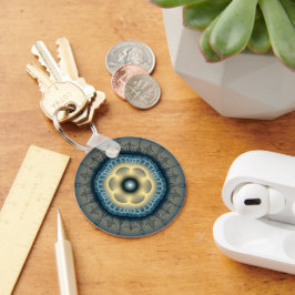 Glühende mystische Verzierung Schlüsselanhänger