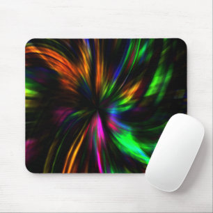Glühende Neon Art Moderne Psychedelic Trendy Mousepad