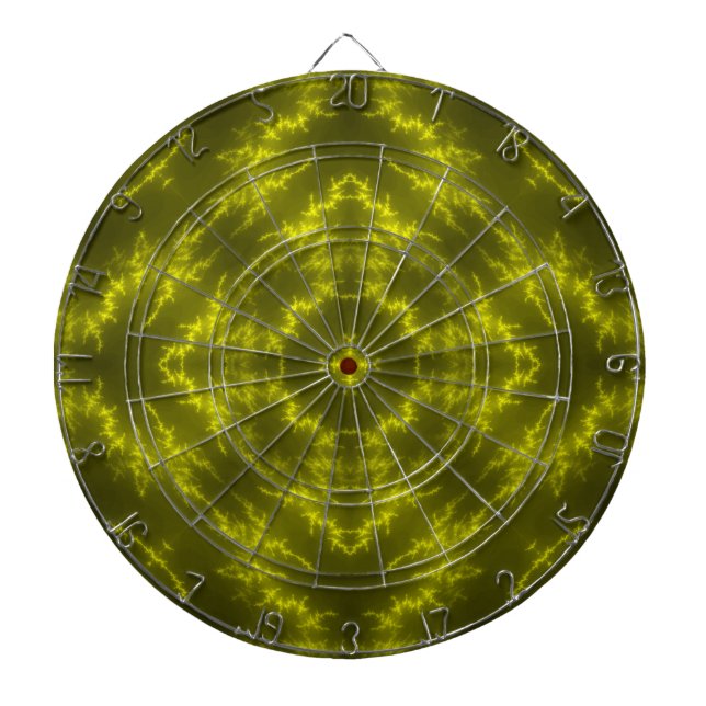 Glühende Neon Electric Thunder Bolzen Dartscheibe (vorne)