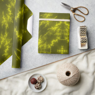 Glühende Neon Electric Thunder Bolzen Geschenkpapier