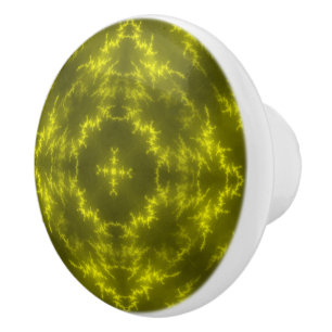 Glühende Neon Electric Thunder Bolzen Keramikknauf