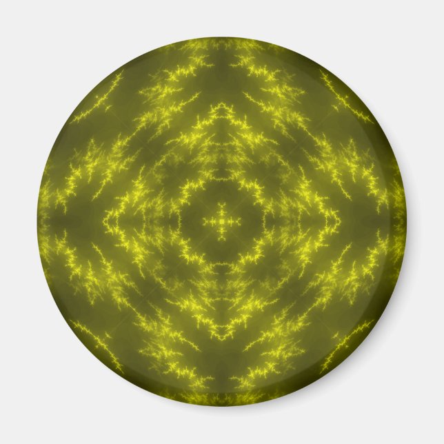 Glühende Neon Electric Thunder Bolzen Magnet (Vorne)