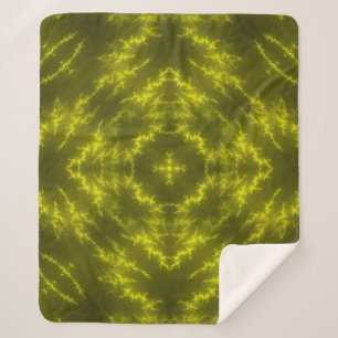 Glühende Neon Electric Thunder Bolzen Sherpadecke