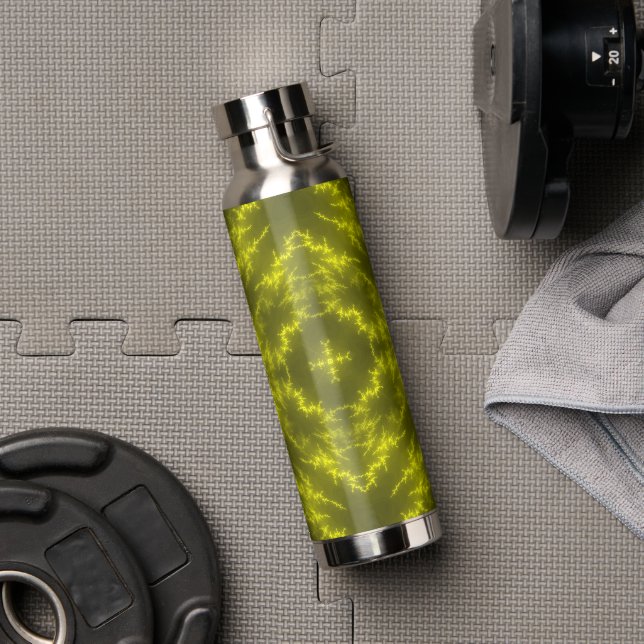 Glühende Neon Electric Thunder Bolzen Trinkflasche (Fitnessstudio)