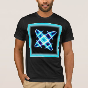 Glühende Sternmuster. Jetzt kaufen T-Shirt