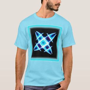 Glühende Sternmuster. Jetzt kaufen T-Shirt