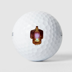 Glühende Transmitter Vakuumröhre Golfball