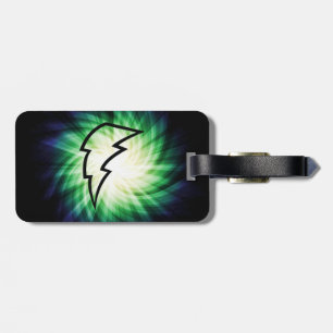 Glühender Blitzschlag Gepäckanhänger