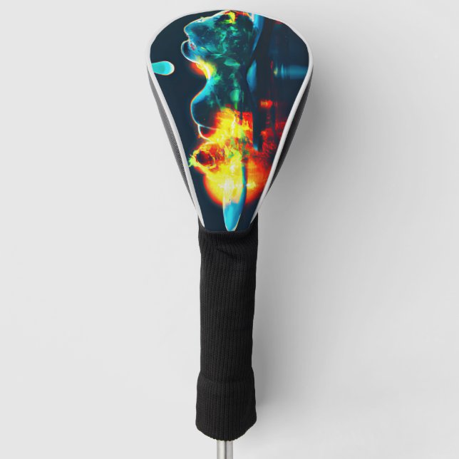 Glühender flüssiger Tropfen Golf Headcover (Vorderseite)