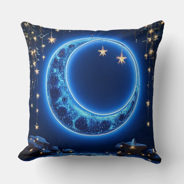 Glühender Halbmond Kissen (Vorderseite)