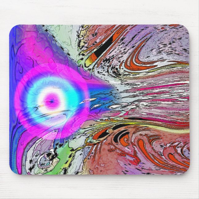 Glühender Komet Mousepad (Vorne)