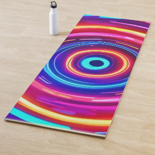 Glühender Lichtstrudel Yogamatte