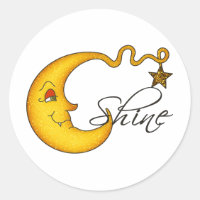 Glühender MoonShine mit Star