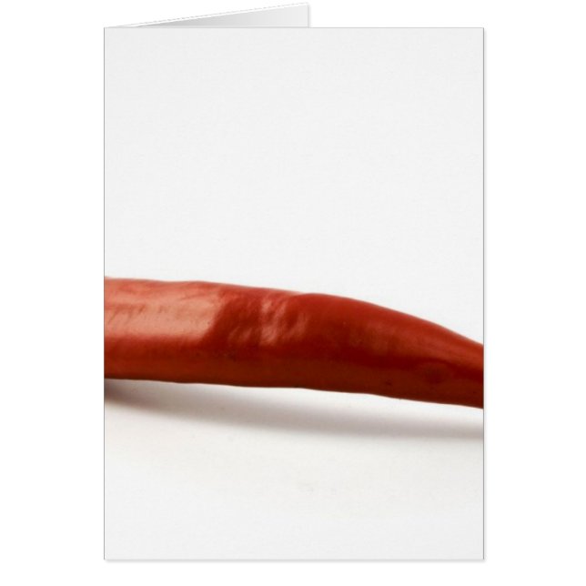 Glühender Paprika-Pfeffer auf weißem Hintergrund (Vorne)