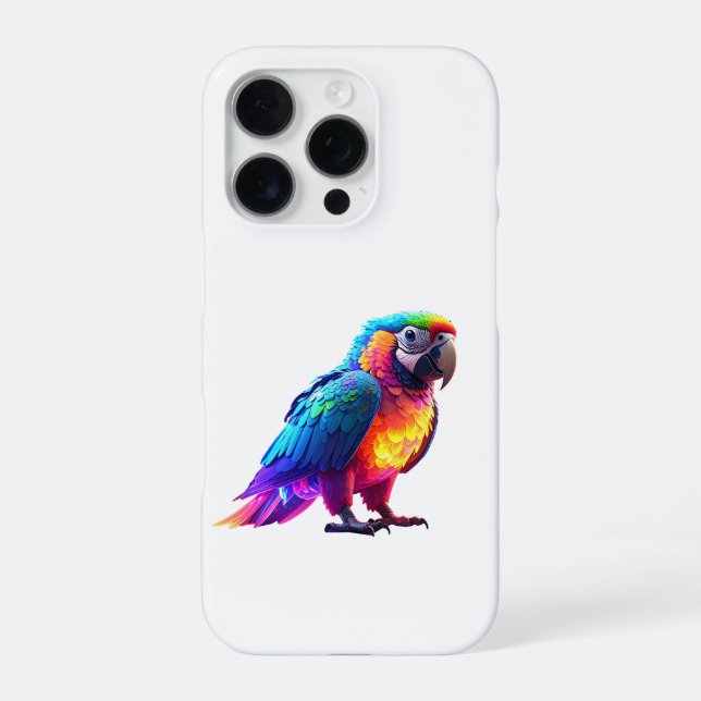 Glühender Regenbogen iPhone 16 Pro Hülle (Rückseite)