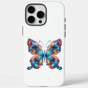 Glühender Schmetterling iPhone 16 Pro Max Hülle