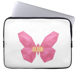 Glühender Schmetterling 🦋  Laptopschutzhülle