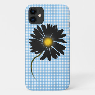 glühender schwarzer Schwanz auf Gingham Case-Mate iPhone Hülle