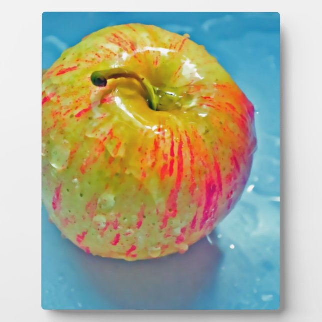 Glühendes Apple Fotoplatte (Vorderseite)