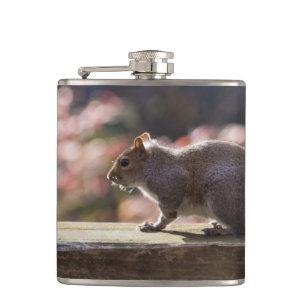 Glühendes Eichhörnchen Flachmann