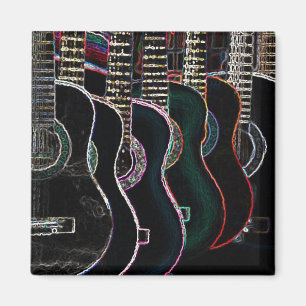 glühendes GETARZ Magnet