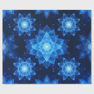 Glühendes Lotus Wrapping Papier Geschenkpapier