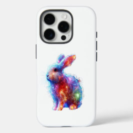 Glühendes Prismenkaninchen - Ätherisches Neon Ligh iPhone 16 Pro Hülle